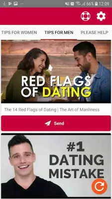 Dating Tips and Tricks android App screenshot 1